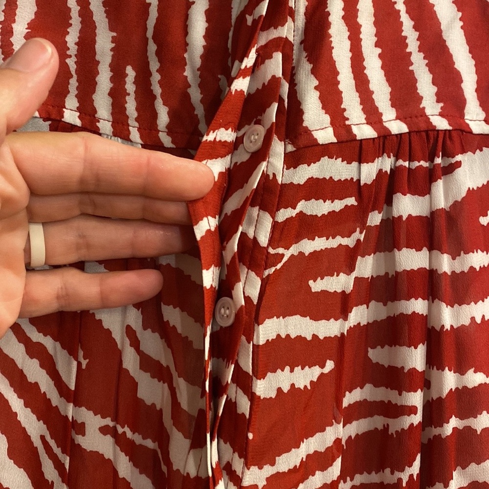 Isabel Marant Polyester Zebra Print Midi Dress - image 3